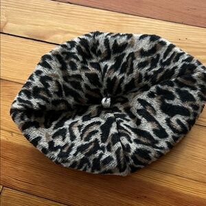 ASOS Leopard Print Beret